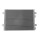 Air Conditioning Condenser without dryer HELLA for e.g. RENAULT LOGAN