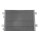 Air Conditioning Condenser without dryer HELLA for e.g. RENAULT LOGAN