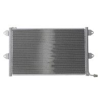 Air Conditioning Condenser without dryer HELLA suitable for e.g. SEAT IBIZA