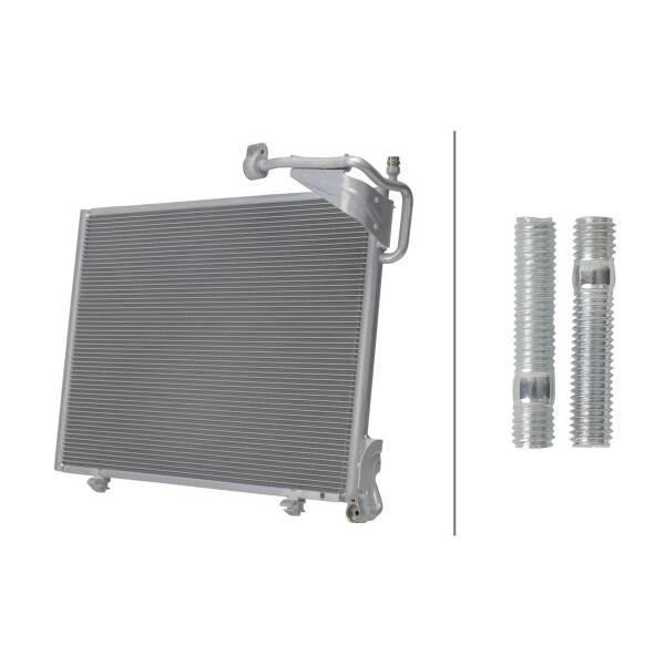 Kondensator Klimaanlage gelötet HELLA IAM-Expertise für u.a. FORD B-MAX