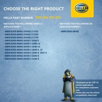 Wärmetauscher Innenraumheizung 370 x 184 mm HELLA für u.a. MB ATEGO