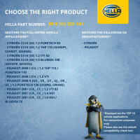 Wärmetauscher Innenraumheizung 200 x 157 mm HELLA für u.a. PEUGEOT 208