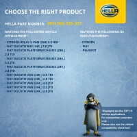 Wärmetauscher Innenraumheizung 300 x 194 mm HELLA für u.a. FIAT DUCATO