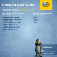 Wärmetauscher Innenraumheizung 234 x 157 mm HELLA für u.a. VW GOLF