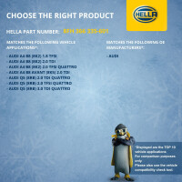 Heat Exchanger For Interior Heating 220 x 180 mm HELLA for e.g. AUDI A4