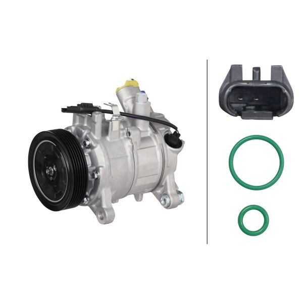 Klimakompressor 12 V Ø 110 HELLA IAM-Expertise passend für u.a. BMW 3er