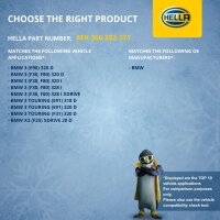 Air Conditioning Compressor 12 V Ø 110 HELLA suitable for e.g. BMW 3 Series