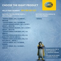 Air Conditioning Compressor 12 V Ø 120 HELLA suitable for e.g. TOYOTA AURIS