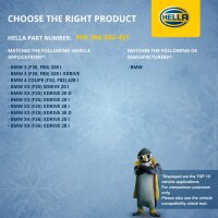 Air Conditioning Compressor 12 V Ø 110 HELLA suitable for e.g. BMW X3