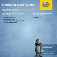 Klimakompressor 12 V Ø 115 HELLA IAM-Expertise passend für CHEVROLET