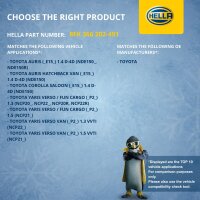 Air Conditioning Compressor 12 V Ø 110 HELLA suitable for e.g. TOYOTA YARIS