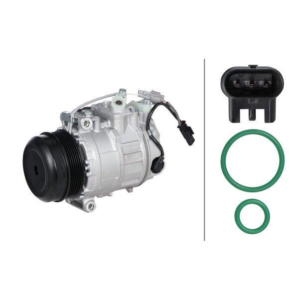 Air Conditioning Compressor 12 V Ø 110 HELLA for MERCEDES-BENZ S-CLASS