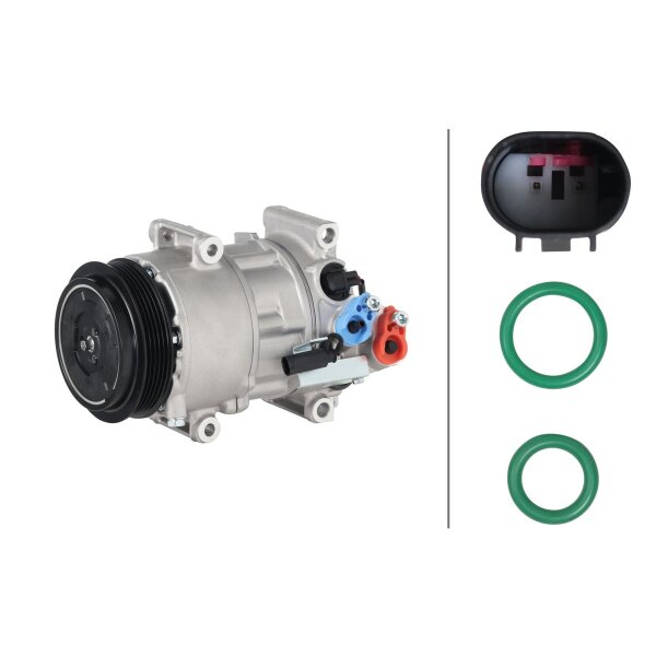 Air Conditioning Compressor 12 V Ø 110 HELLA for MERCEDES-BENZ B-CLASS