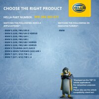 Air Conditioning Compressor 12 V Ø 110 HELLA suitable for e.g. BMW 5 Series