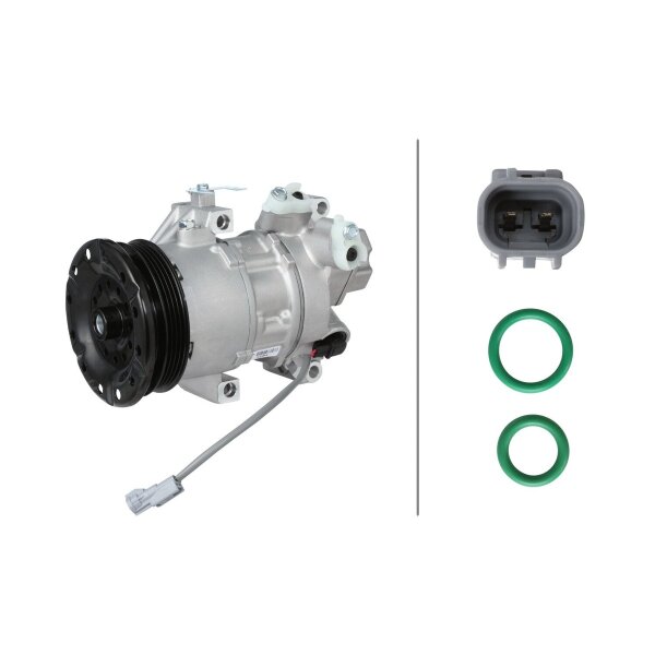 Klimakompressor 12 V Ø 110 HELLA IAM-Expertise passend für TOYOTA YARIS
