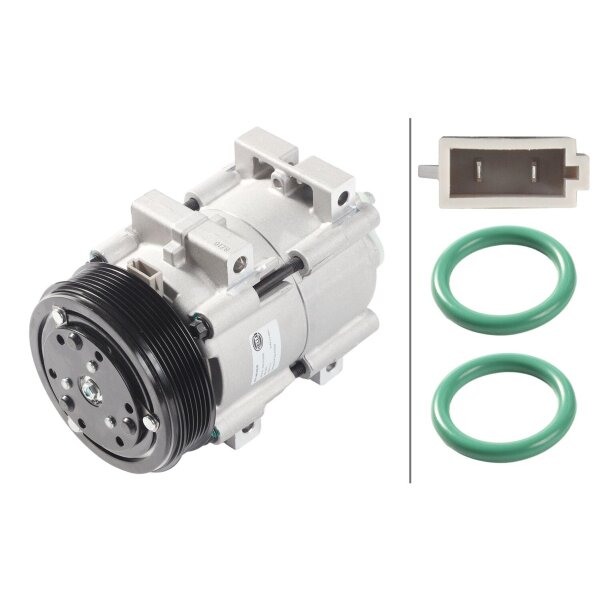 Klimakompressor 12 V Ø 127 HELLA IAM-Expertise für u.a. FORD MAVERICK