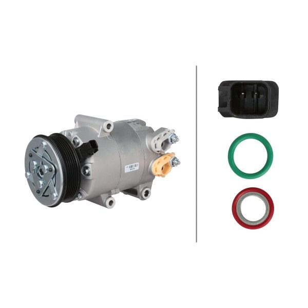 Klimakompressor 12 V Ø 108 HELLA IAM-Expertise für u.a. FORD C-MAX