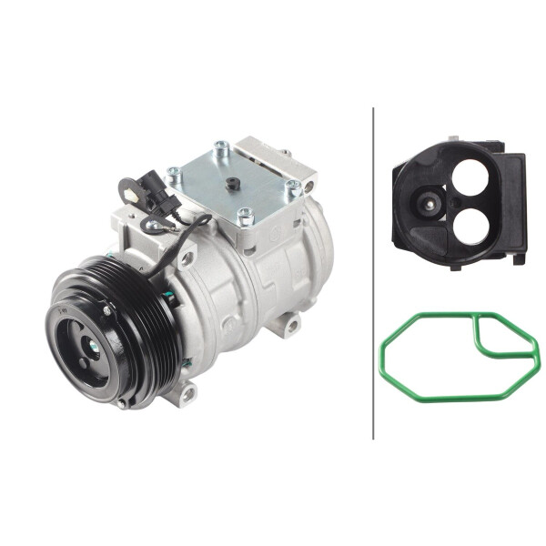 Klimakompressor 12 V Ø 110 HELLA IAM-Expertise passend für u.a. BMW 3er