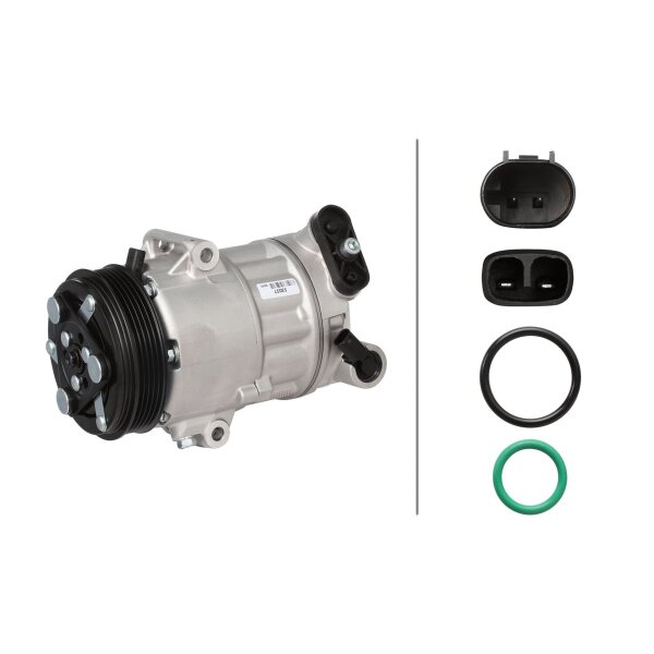 Air Conditioning Compressor 12 V Ø 110 HELLA IAM-Expertise fits FIAT 500X