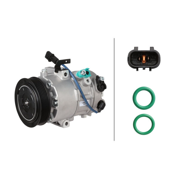 Klimakompressor 12 V Ø 115 HELLA IAM-Expertise passend für u.a. HYUNDAI i40