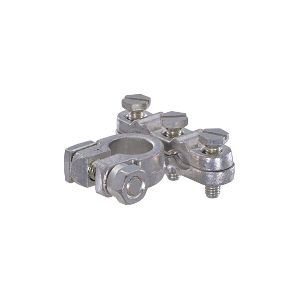 Battery Terminal Clamp centre Ø 15.9 mm brass pressed part HELLA for vehicles