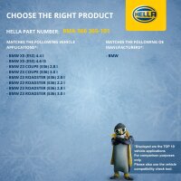 Coolant Expansion Tank plastic with cover HELLA for BMW Z3 and others