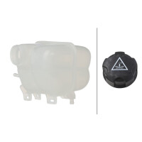 Coolant Expansion Tank plastic with cover HELLA for MINI...