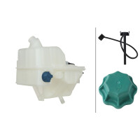 Coolant Expansion Tank plastic with cover HELLA for MB...