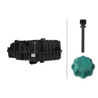 Coolant Expansion Tank plastic with cover HELLA for MB...