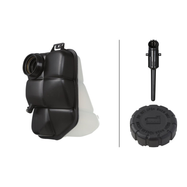 Ausgleichsbehälter Kühlmittel Kunststoff mit Deckel HELLA für u.a. MB E-KLASSE