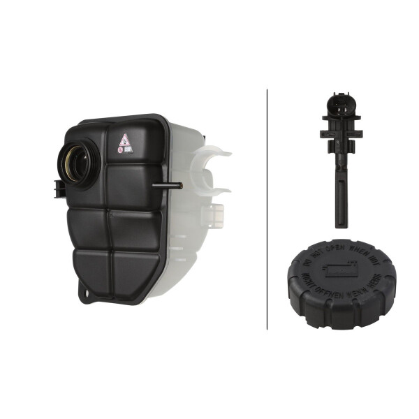 Ausgleichsbehälter Kühlmittel Kunststoff mit Deckel HELLA für u.a. MB C-KLASSE