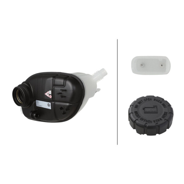 Ausgleichsbehälter Kühlmittel Kunststoff mit Deckel HELLA für u.a. MB A-KLASSE