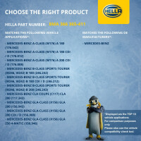 Ausgleichsbehälter Kühlmittel Kunststoff mit Deckel HELLA für u.a. MB A-KLASSE