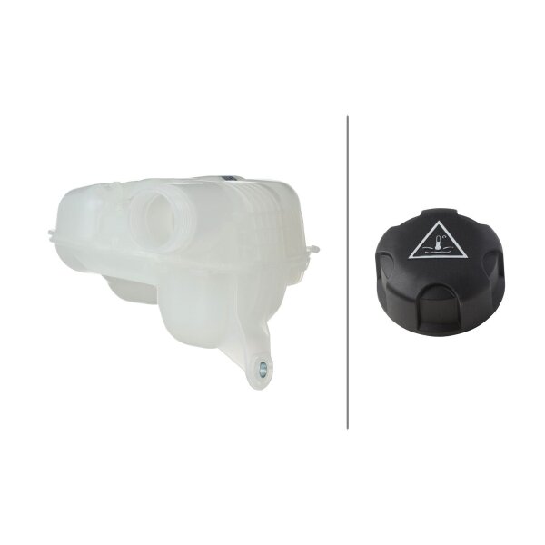 Ausgleichsbehälter Kühlmittel Kunststoff mit Deckel HELLA für u.a. BMW 2er