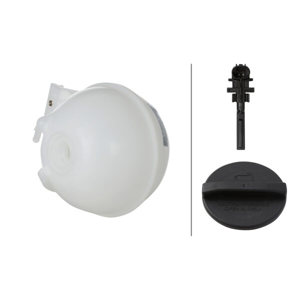 Ausgleichsbehälter Kühlmittel Kunststoff mit Deckel HELLA für u.a. MB SPRINTER