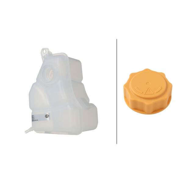 Ausgleichsbehälter Kühlmittel Kunststoff mit Deckel HELLA für u.a. FORD FIESTA