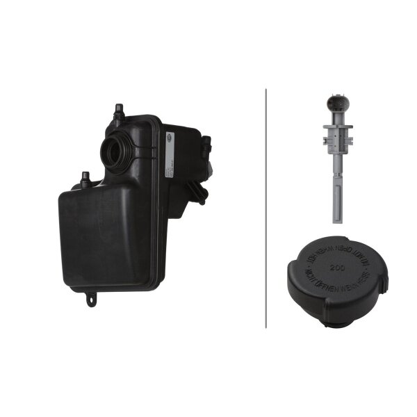 Ausgleichsbehälter Kühlmittel Kunststoff mit Deckel HELLA für BMW 7er