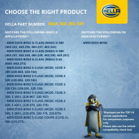 Ausgleichsbehälter Kühlmittel Kunststoff mit Deckel HELLA für u.a. MB S-KLASSE