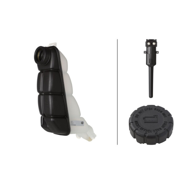 Ausgleichsbehälter Kühlmittel Kunststoff mit Deckel HELLA für u.a. MB E-KLASSE