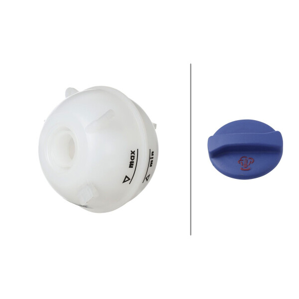 Ausgleichsbehälter Kühlmittel Kunststoff mit Deckel HELLA für u.a. VW GOLF