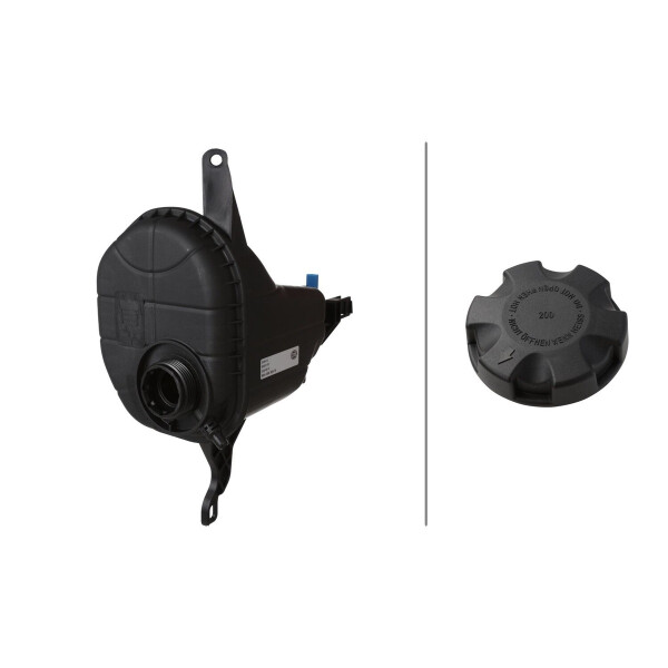 Ausgleichsbehälter Kühlmittel Kunststoff mit Deckel HELLA für u.a. BMW 5er