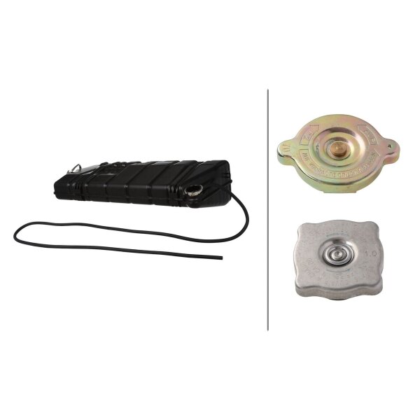 Ausgleichsbehälter Kühlmittel Kunststoff HELLA passend für u.a. SETRA