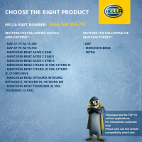 Coolant Expansion Tank plastic HELLA IAM-Expertise suitable for e.g. SETRA