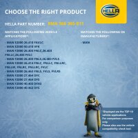 Ausgleichsbehälter Kühlmittel Kunststoff mit Deckel HELLA für u.a. MAN F2000