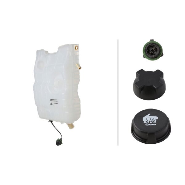 Ausgleichsbehälter Kühlmittel Kunststoff HELLA für u.a. RENAULT TRUCKS