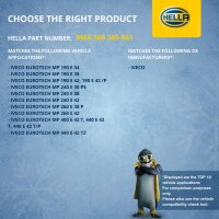 Coolant Expansion Tank plastic HELLA for IVECO EUROTRAKKER and others