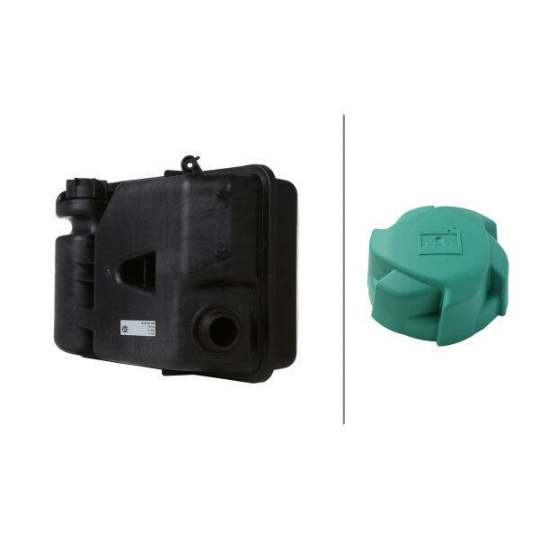 Ausgleichsbehälter Kühlmittel Kunststoff mit Deckel HELLA für u.a. DAF XF