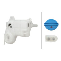 Coolant Expansion Tank Plastic with Lid HELLA for AUDI A4...
