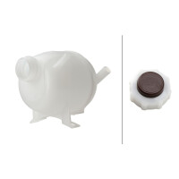 Coolant Expansion Tank Plastic with Lid HELLA for RENAULT...