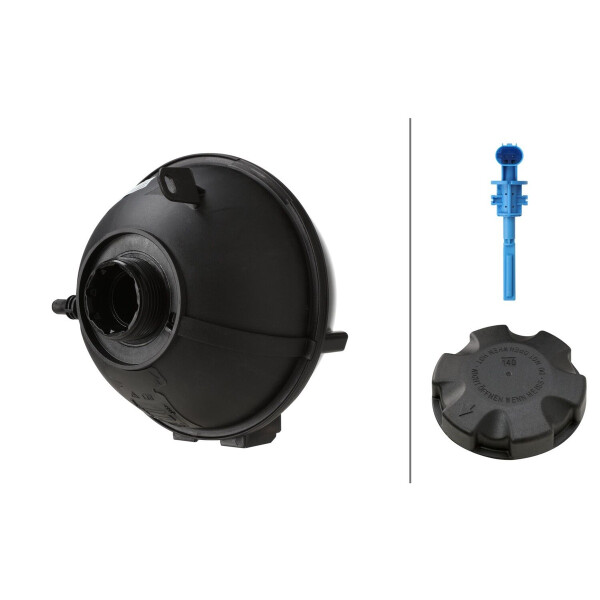 Coolant Expansion Tank Plastic with Lid HELLA for BMW X3 and others